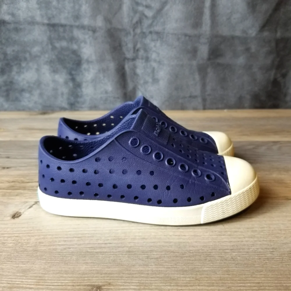 Native Jefferson Navy Blue Waterproof Slip On Sneaker Shoe